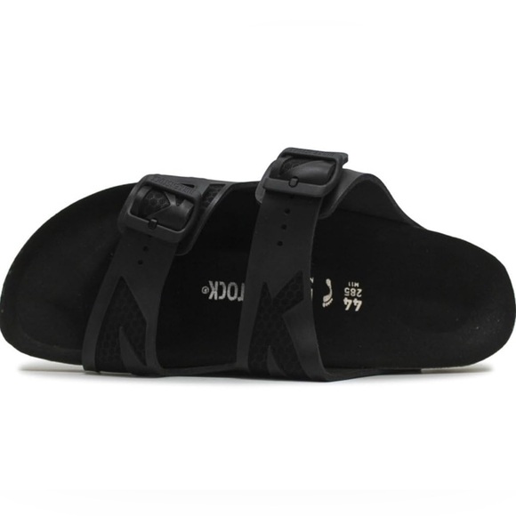 Birkenstock Mule Arizona Rubberized Black - Picture 2 of 8